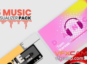 AE模板-音乐可视化播放器动画 Music Visualizer Templates