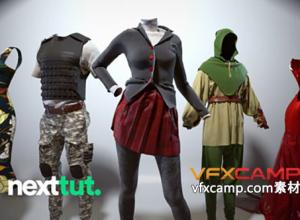 Marvelous Designer 11三维角色服装完整指南MD视频教程+中英文字幕