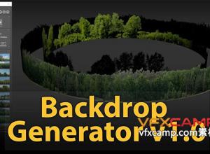 3DS MAX植物树木2D背景生成插件 Backdrop Generator v2.0