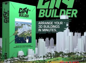 C4D预设-城市楼房建筑自适应生成插件 CityBuilder Pro Win/Mac