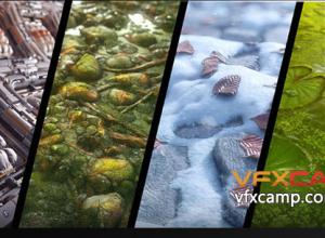 Substance高级材质河床/融雪/沼泽/软壳/制作视频教程