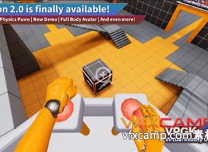 UE4虚幻引擎VR虚拟现实游戏套件 VRGK – Virtual Reality Game Kit 2.0