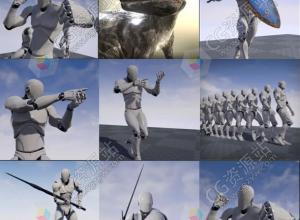 Unreal Engine虚幻引擎游戏资源捆绑包 Kubold UE4+FBX 文件
