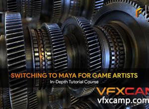 Maya 2022入门课程建模视频教程+中文字幕