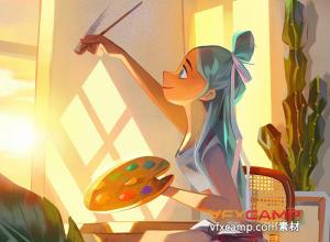 概念艺术插图培训视频教程+中英文字幕