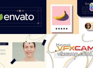 FCPX插件-简约时尚视差幻灯片图片视频片头