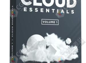 25组逼真静态体积云VDB场景3D模型+使用教程