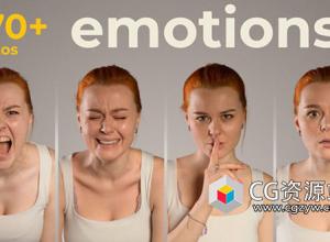 473张多种表情特写女性肖像喜悦惊讶悲伤等高清参考图片