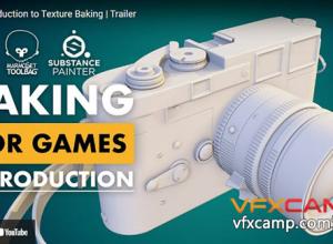 Substance Painter游戏模型纹理烘焙简介视频教程