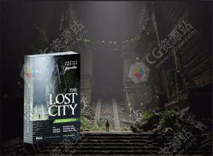 170组失落之城废墟神庙城市建筑场景3D模型