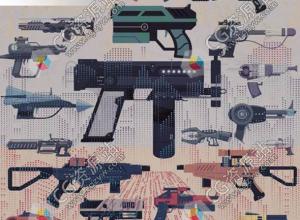 160个科幻武器游戏枪声激光枪机枪开枪无损音效