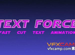 AE脚本-快闪文字标题动画 Text Force V1.9.0 + 使用教程