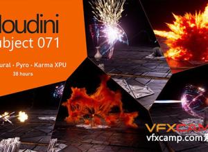 Houdini官网课堂超强游戏爆炸视觉特效大师级视频教程