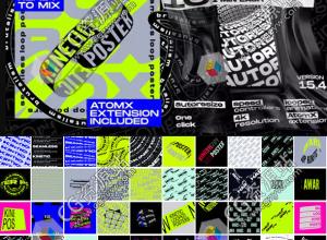 AE脚本-412组动感海报背景无限循环文字排版动画V15.51破解版