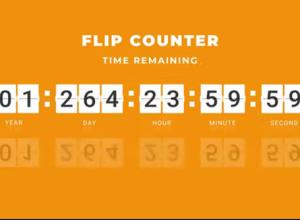 AE模板-翻转数字计时器倒计时动画 Flip Counter