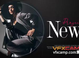 AE模板-时尚vlog社交媒体宣传图片视频标题片头 Fashion Promo