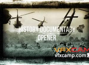 PR模板-复古历史纪录片开场片头 History Documentary Opener