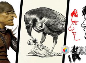 Jens Claessens画师绘画PS笔刷预设+视频教程