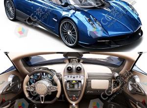 Pagani Huayra帕加尼超跑汽车3D模型