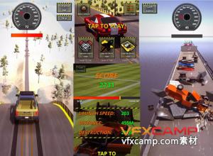 Unity模板特技碰撞破坏 Stunt Crasher v1.0