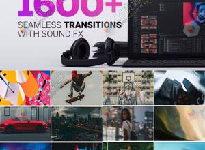 AE脚本-1600种摄像机缩放冲击故障切割水墨笔刷遮罩图形视频无缝转场 MYFX