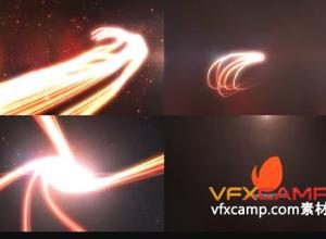 AE模板-光线拖尾标志介绍Logo动画 Light Trail Logo