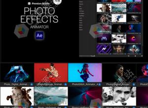 AE/PR脚本-图片视觉特效水墨拖尾粒子破碎消散燃烧线条火焰动画V11