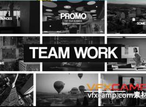 AE模板-黑白风格企业商业活动演示宣传片 Corporate Slideshow