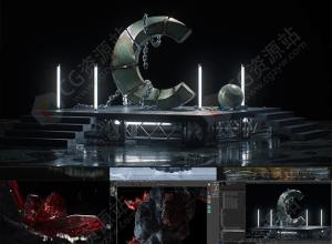 Coloso C4D和Octane Render逼真纹理大师级视频教程中文字幕