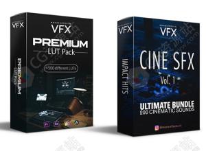 电影制片人常备音效包和调色LUT包 CINE SFX Vol. 1 Ultimate Bundle & Premium LUT Pack