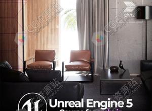 Unreal Engine 5 Archviz建筑可视化室内外环境设计全面视频教程UE5