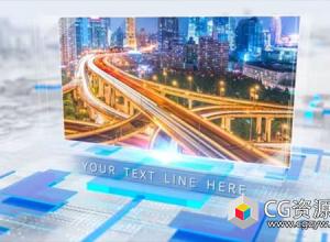 AE模板-科技感大气企业宣传时间线幻灯片 Corporate Slideshow V01