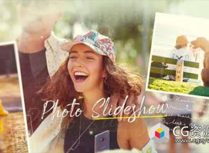 AE/PR模板-时尚照片回忆视差相册包装展示片头 Photo Slideshow