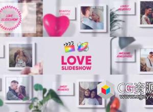 FCPX插件-浪漫爱情相框照片相册幻灯片 Love Slideshow