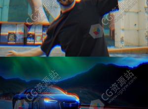 AE模板-270种全景镜头旋转扭曲鱼眼透视过渡视频转场 两套