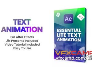 AE预设-20组文字标题出入动画预设 Text Animation Presets