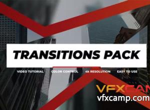 PR模板-16种MG图形视频转场 Transitions Pack 3.0