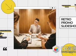 FCPX插件-8组箭头图形复古照片视频片头 Retro Photo Slideshow