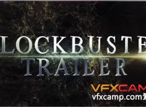 AE模板-大片预告片三维文字图片宣传片头V1 Blockbuster Trailer