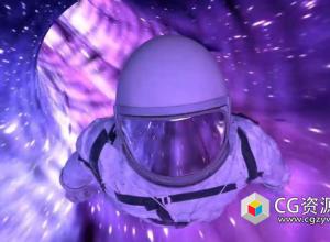 Cinema 4D科幻隧道循环动画C4D教程+英文字幕