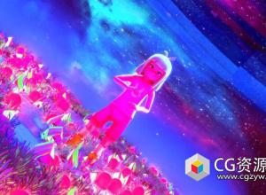 Cinema4D Octane渲染器幻觉场景动画C4D教程+英文字幕