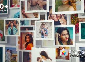 AE模板-照片回忆幻灯片相册片头 Memories Slideshow