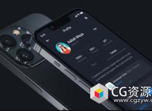 AE模板-iPhone手机APP宣传展示片头 App Mockup Promo