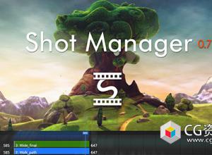 Blender摄像机镜头区间设置插件 Shot Manager Pro v0.7.7