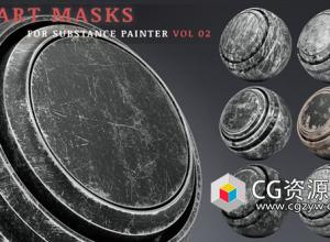 43种高细节完全可定制substance painter纹理贴图