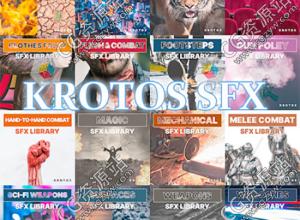 Krotos Starter音效库合集动物转场打击机械武器嗖嗖声