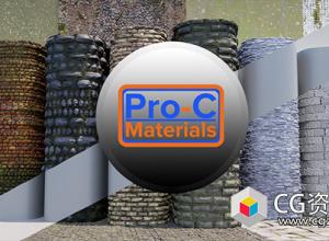 Blender用于Cycles和Eevee程序化材质预设插件 Pro-C Materials