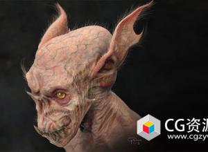 ZBrush+Keyshot半透明生物皮肤制作视频教程