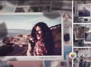 AE模板-浪漫婚礼照片幻灯片相册片头 Photo Slideshow