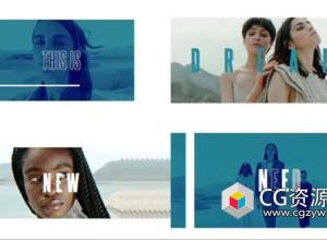 FCPX插件-时尚简洁动感视频片头 Trendy Clean Opener